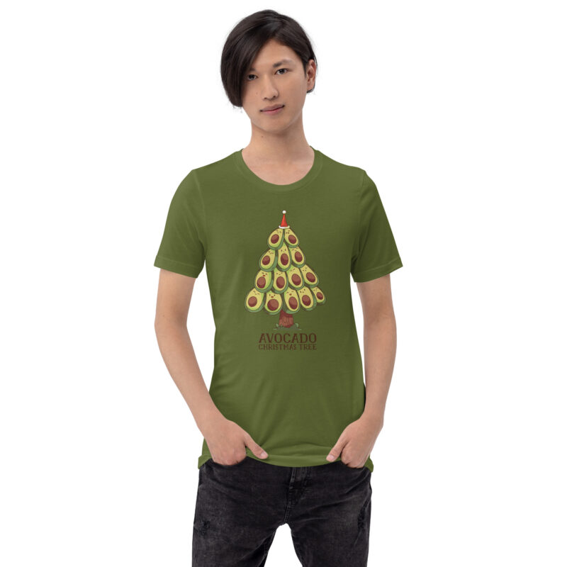Avocado Christmas Tree Unisex-T-Shirt