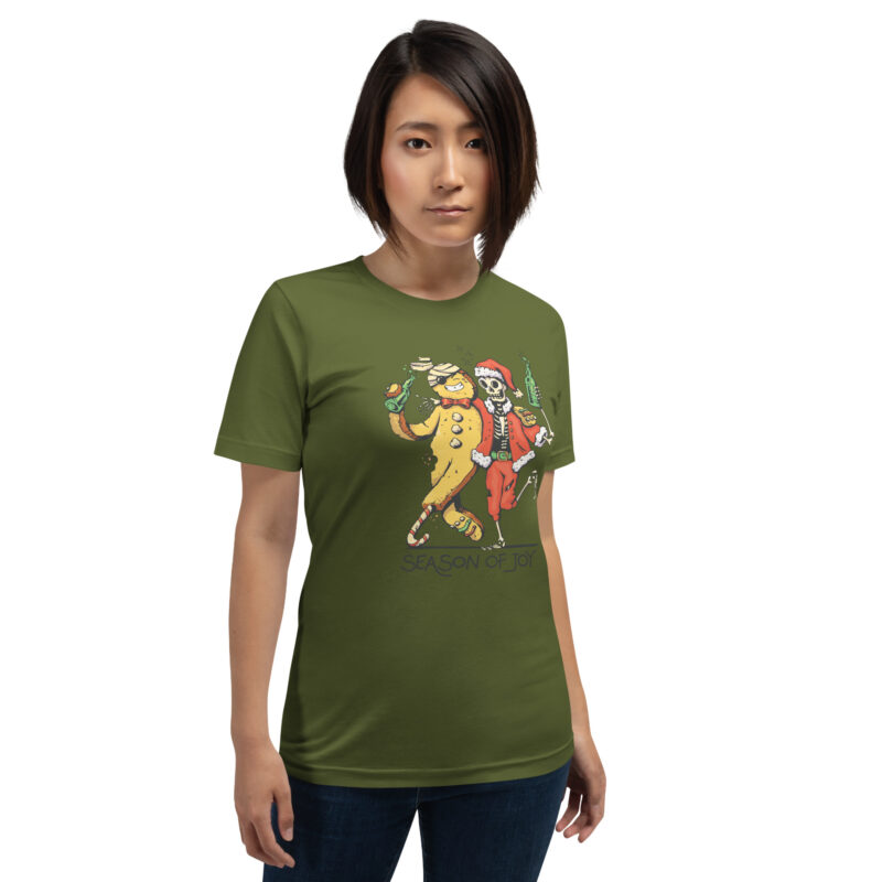 Freudige Feiertagsfusion Unisex-T-Shirt