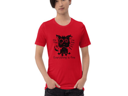It's Fine Cat Unisex-T-Shirt – T-Shirts – klamottn.de It's Fine Cat Unisex-T-Shirt – T-Shirts – klamottn.de