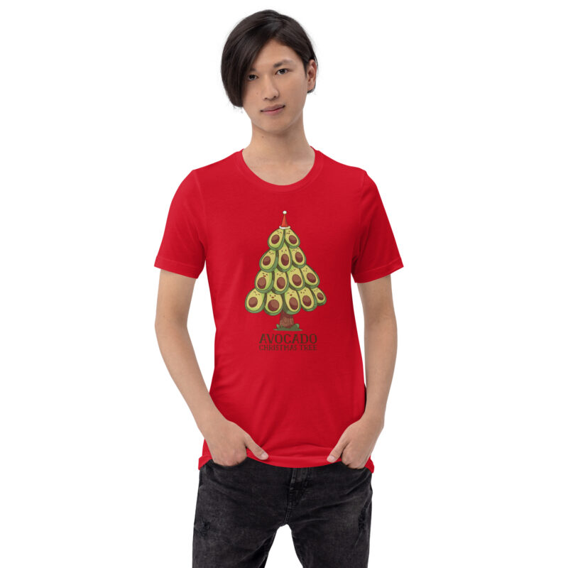 Avocado Christmas Tree Unisex-T-Shirt – T-Shirts – klamottn.de