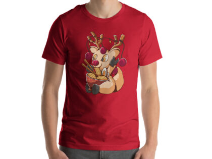 Festlicher Rentier-Ramen Unisex-T-Shirt – T-Shirts – klamottn.de Festlicher Rentier-Ramen Unisex-T-Shirt – T-Shirts – klamottn.de