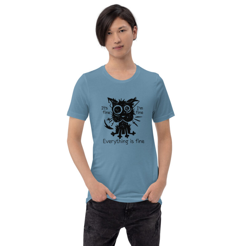 It's Fine Cat Unisex-T-Shirt – T-Shirts – klamottn.de