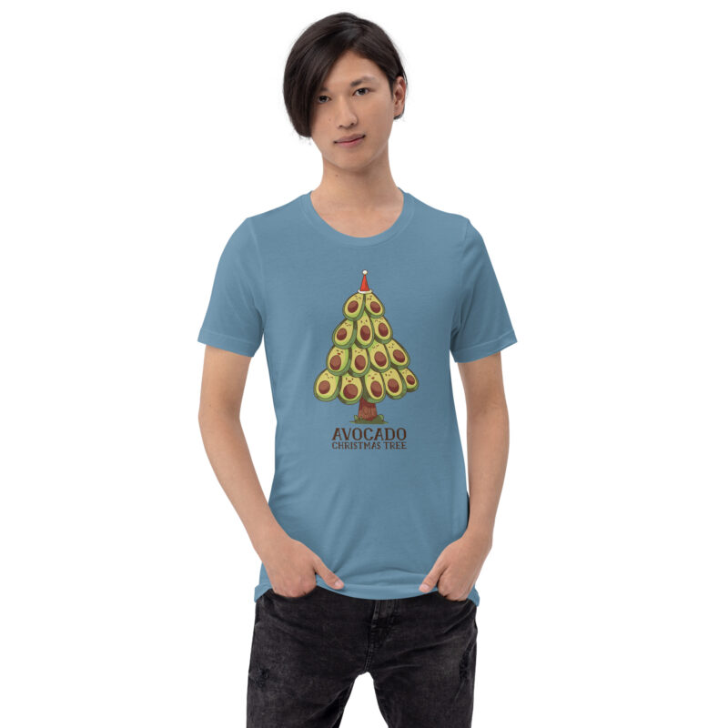Avocado Christmas Tree Unisex-T-Shirt – T-Shirts – klamottn.de