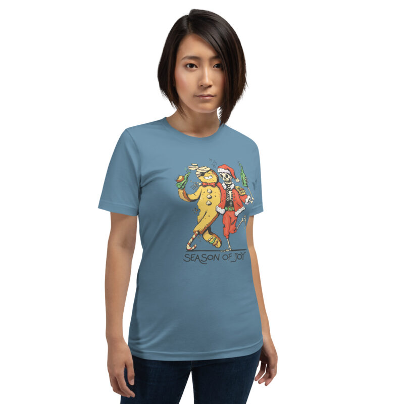 Freudige Feiertagsfusion Unisex-T-Shirt