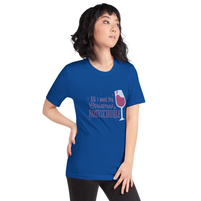 Weihnachtswunsch: Roséschorle Unisex-T-Shirt