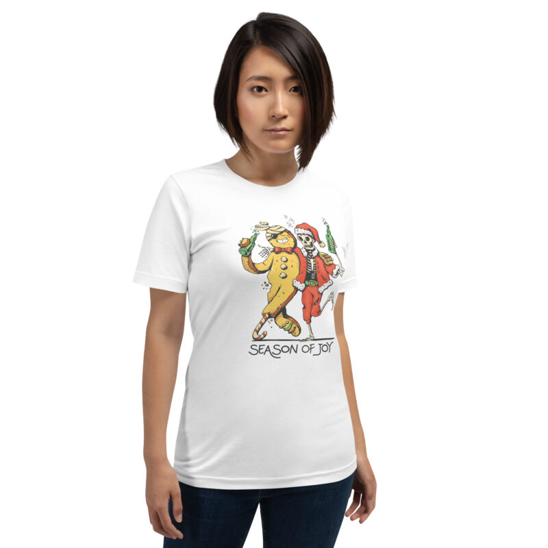 Freudige Feiertagsfusion Unisex-T-Shirt