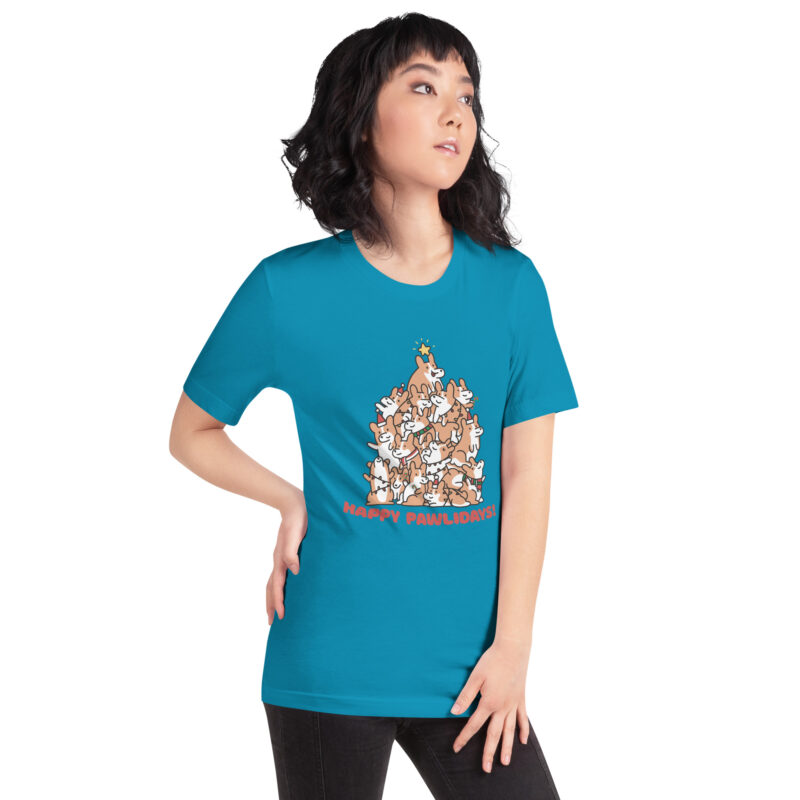 Frohe Pfotentage Unisex-T-Shirt – T-Shirts – klamottn.de