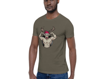 Starkes Weihnachtsrentier Unisex-T-Shirt – T-Shirts – klamottn.de Starkes Weihnachtsrentier Unisex-T-Shirt – T-Shirts – klamottn.de