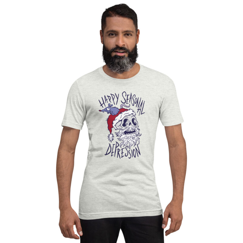Makaberer Weihnachtsgruß Unisex-T-Shirt