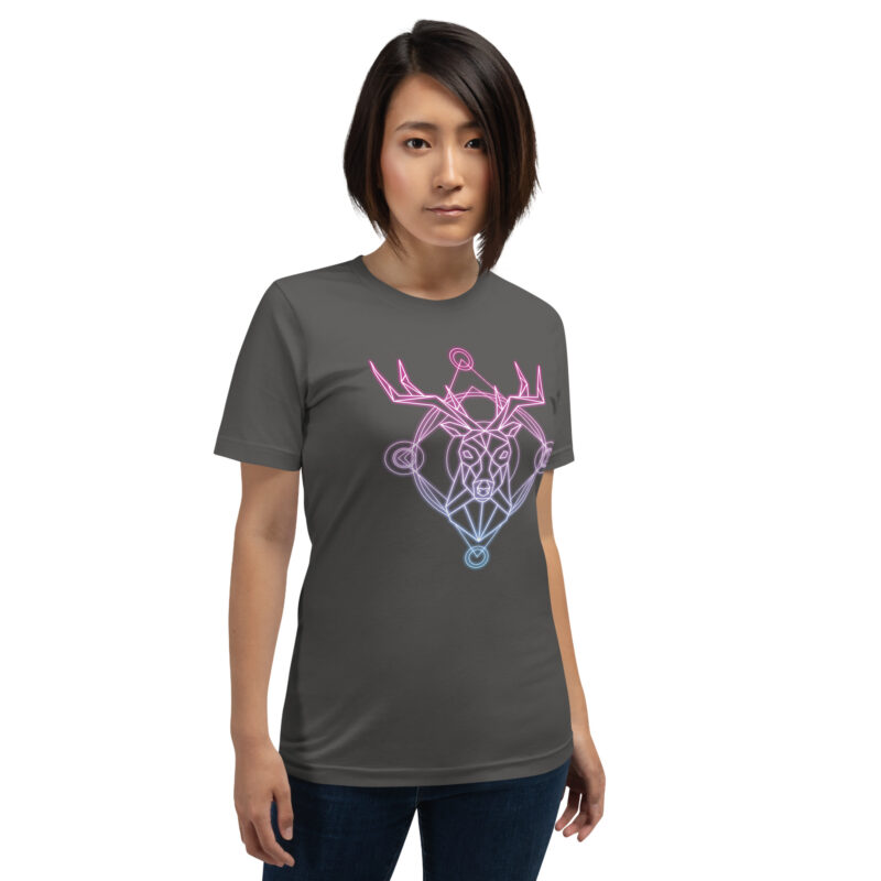 Geometrischer Hirsch Unisex-T-Shirt – T-Shirts – klamottn.de