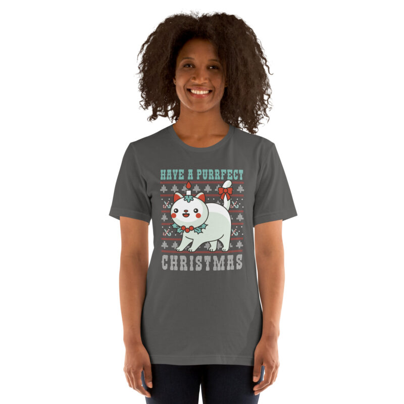 Hab ein miautastisches Weihnachten Unisex-T-Shirt – T-Shirts – klamottn.de
