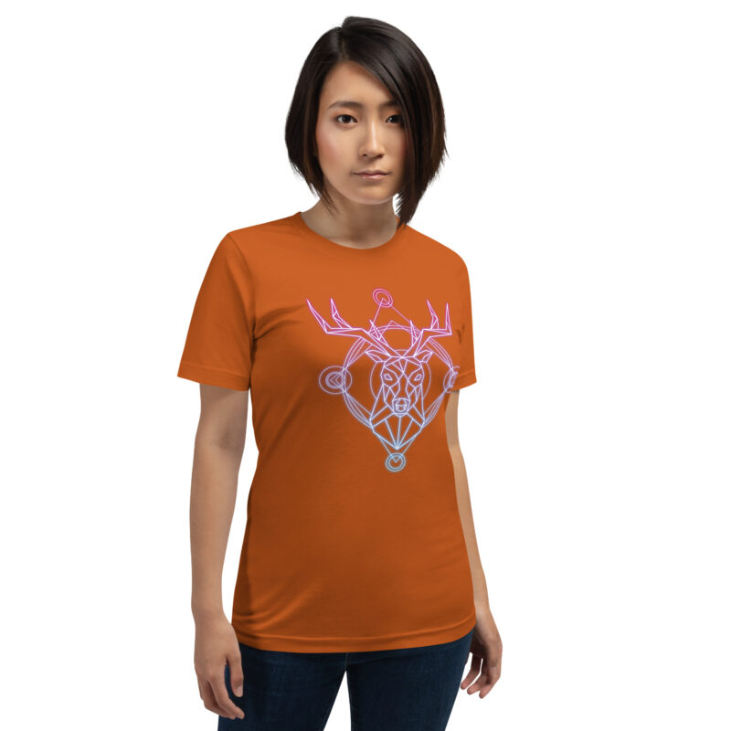 Geometrischer Hirsch Unisex-T-Shirt – T-Shirts – klamottn.de