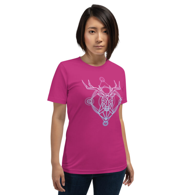 Geometrischer Hirsch Unisex-T-Shirt – T-Shirts – klamottn.de