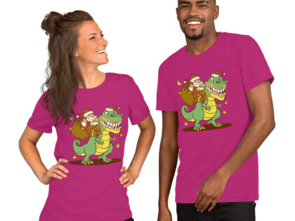 Weihnachtsmann auf Dinosaurier Unisex-T-Shirt – T-Shirts – klamottn.de Weihnachtsmann auf Dinosaurier Unisex-T-Shirt – T-Shirts – klamottn.de