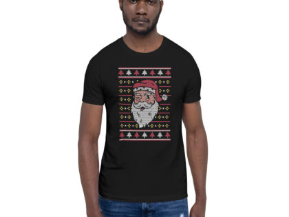 Retro Santa Ugly Christmas Sweater Style Unisex-T-Shirt – T-Shirts – klamottn.de Retro Santa Ugly Christmas Sweater Style Unisex-T-Shirt – T-Shirts – klamottn.de