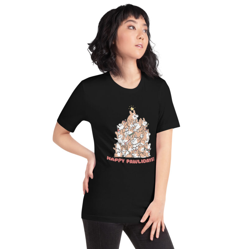 Frohe Pfotentage Unisex-T-Shirt – T-Shirts – klamottn.de
