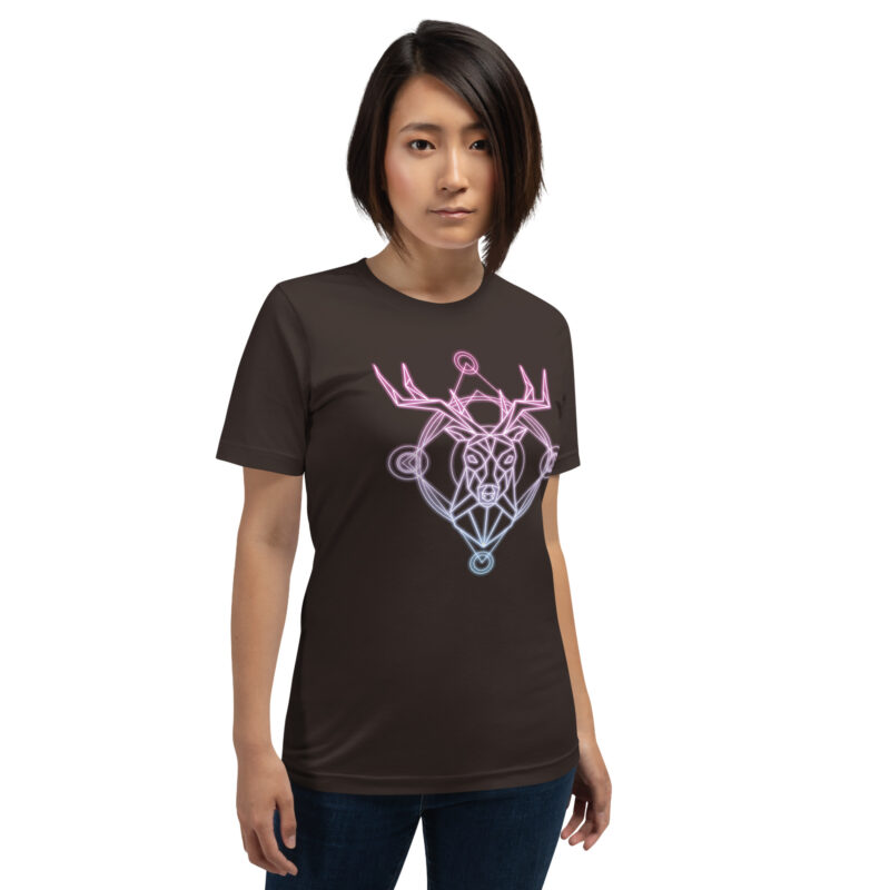 Geometrischer Hirsch Unisex-T-Shirt – T-Shirts – klamottn.de