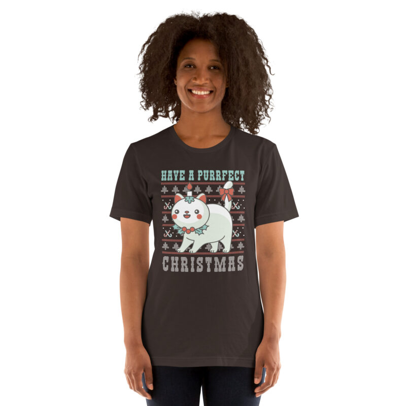Hab ein miautastisches Weihnachten Unisex-T-Shirt – T-Shirts – klamottn.de