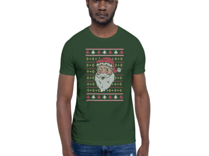 Retro Santa Ugly Christmas Sweater Style Unisex-T-Shirt – T-Shirts – klamottn.de Retro Santa Ugly Christmas Sweater Style Unisex-T-Shirt – T-Shirts – klamottn.de