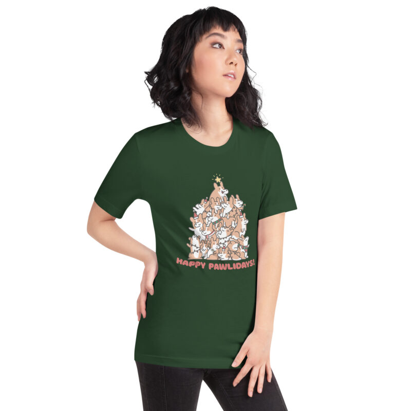 Frohe Pfotentage Unisex-T-Shirt – T-Shirts – klamottn.de