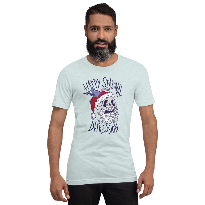 Makaberer Weihnachtsgruß Unisex-T-Shirt