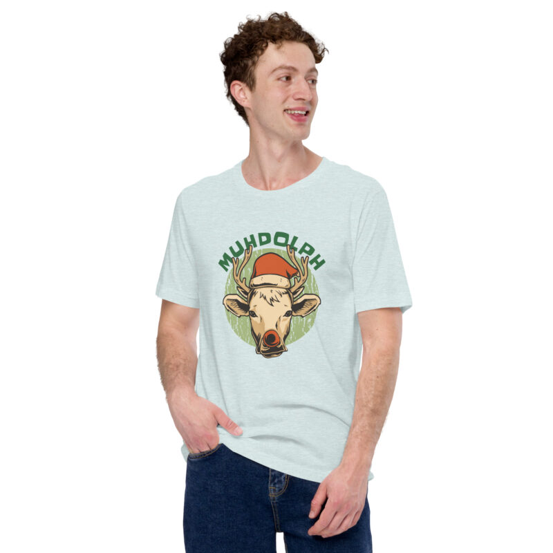 Muhdolph das Weihnachtskuh-Rentier Unisex-T-Shirt – T-Shirts – klamottn.de