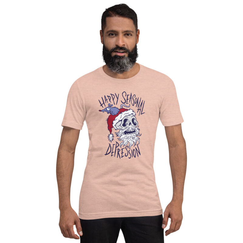 Makaberer Weihnachtsgruß Unisex-T-Shirt