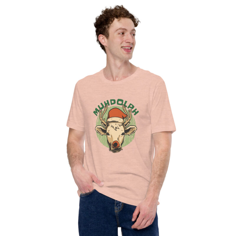 Muhdolph das Weihnachtskuh-Rentier Unisex-T-Shirt – T-Shirts – klamottn.de