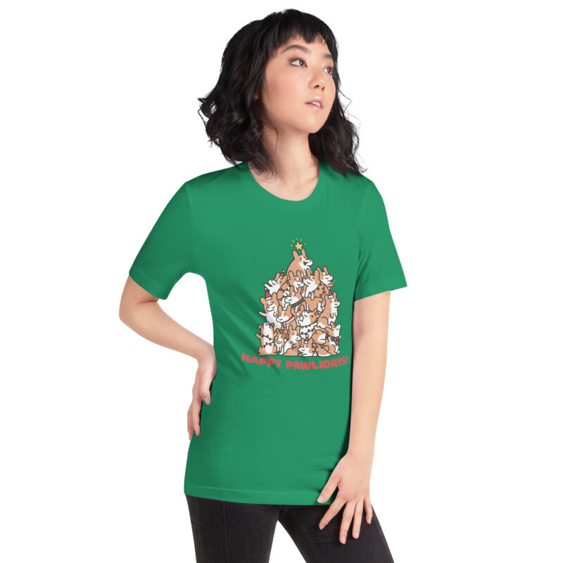 Frohe Pfotentage Unisex-T-Shirt – T-Shirts – klamottn.de