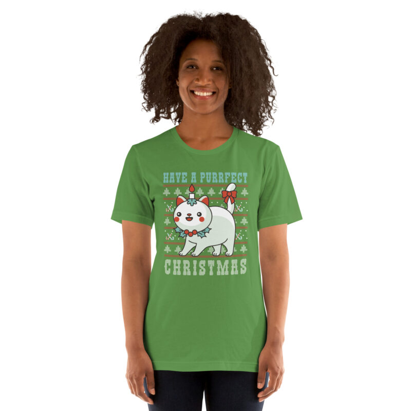 Hab ein miautastisches Weihnachten Unisex-T-Shirt – T-Shirts – klamottn.de