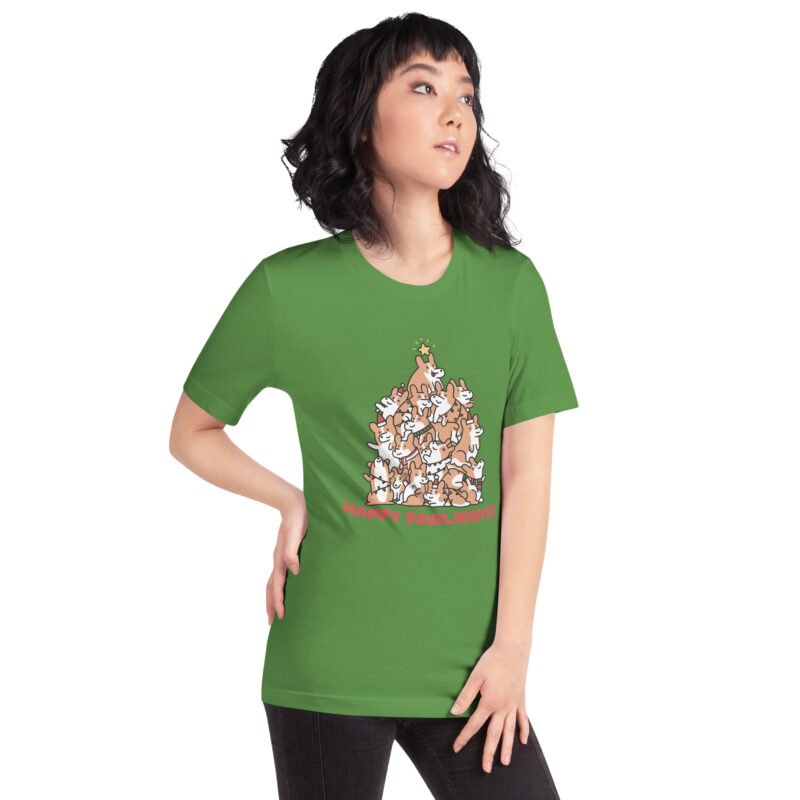 Frohe Pfotentage Unisex-T-Shirt – T-Shirts – klamottn.de
