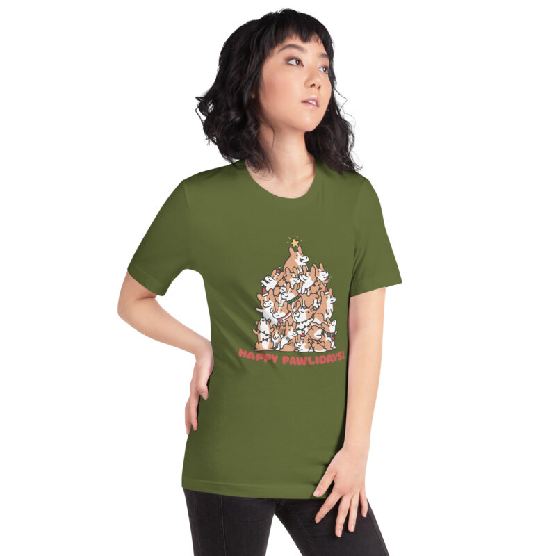 Frohe Pfotentage Unisex-T-Shirt – T-Shirts – klamottn.de
