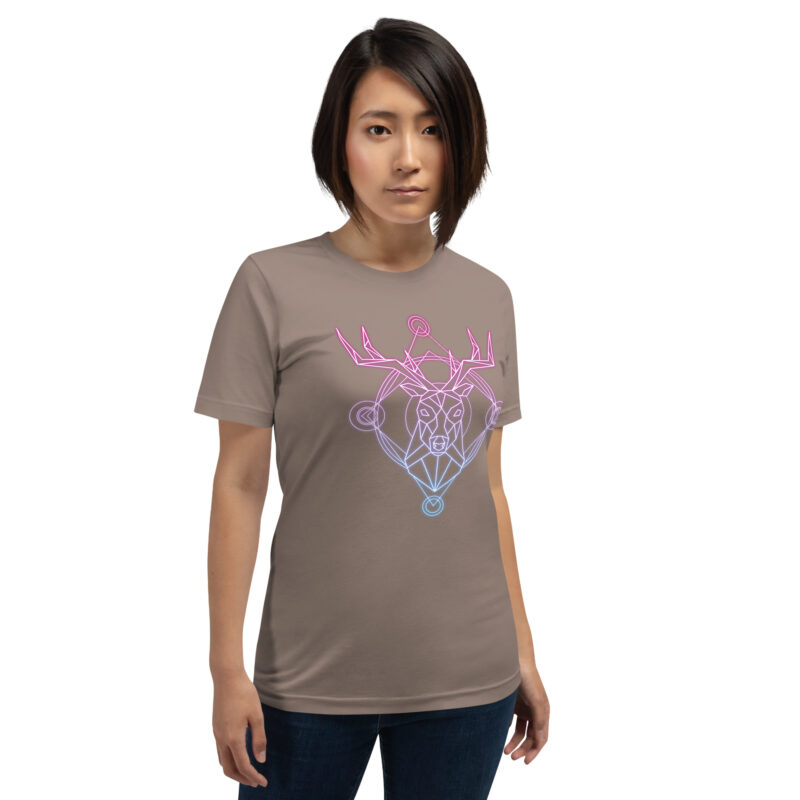Geometrischer Hirsch Unisex-T-Shirt – T-Shirts – klamottn.de