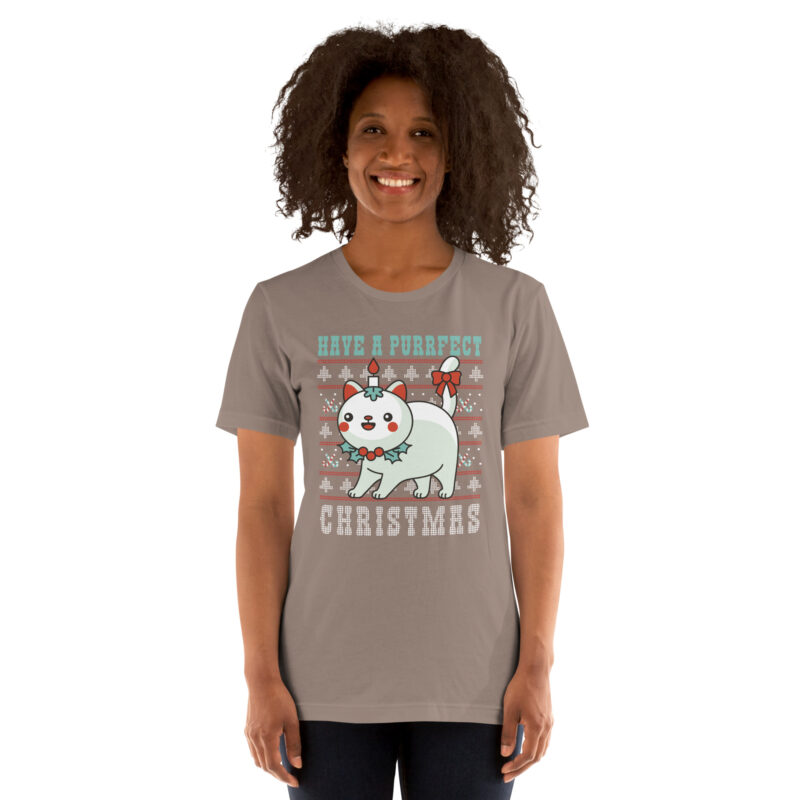 Hab ein miautastisches Weihnachten Unisex-T-Shirt – T-Shirts – klamottn.de