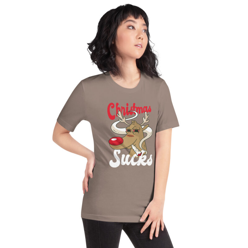 Rauchendes Rentier mag keine Weihnachten Unisex-T-Shirt