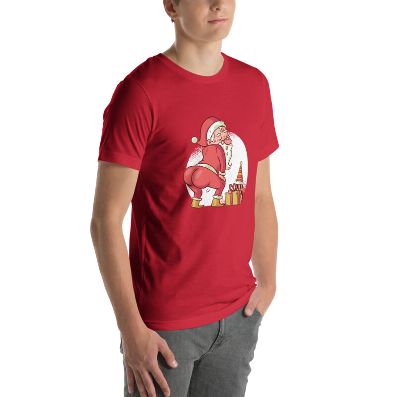 Twerkender Weihnachtsmann Unisex-T-Shirt