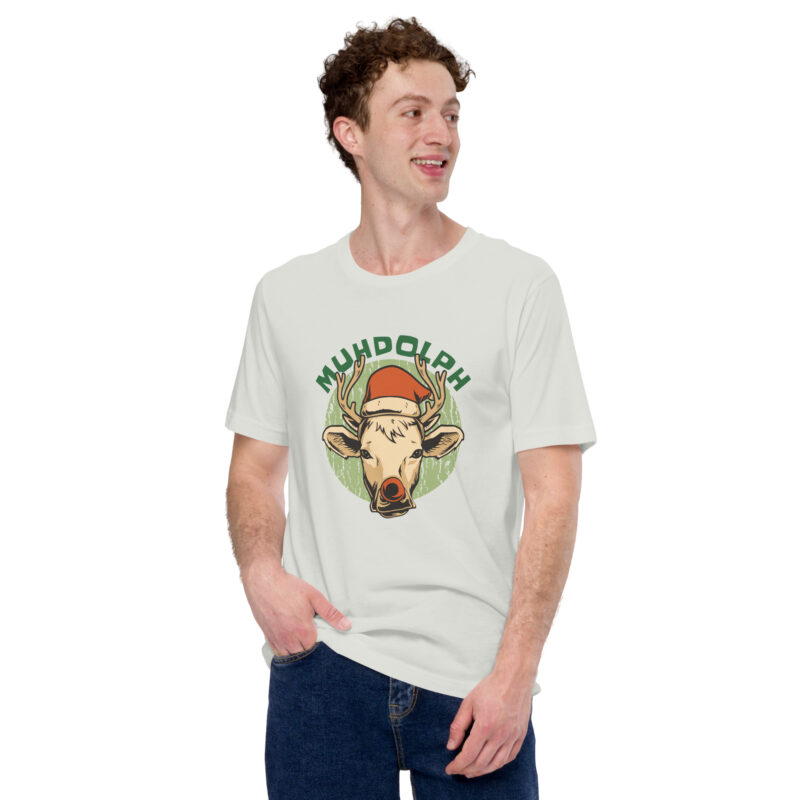 Muhdolph das Weihnachtskuh-Rentier Unisex-T-Shirt – T-Shirts – klamottn.de