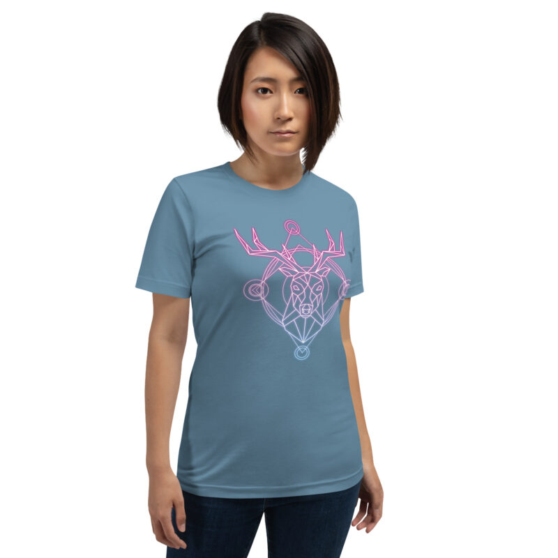 Geometrischer Hirsch Unisex-T-Shirt – T-Shirts – klamottn.de