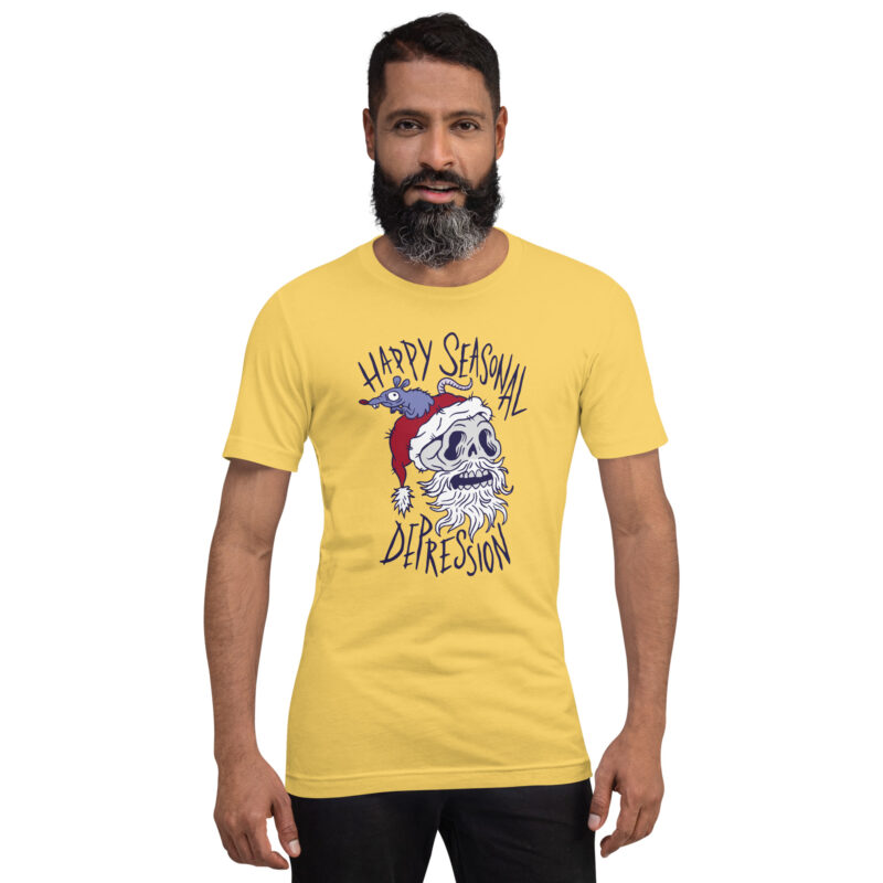 Makaberer Weihnachtsgruß Unisex-T-Shirt