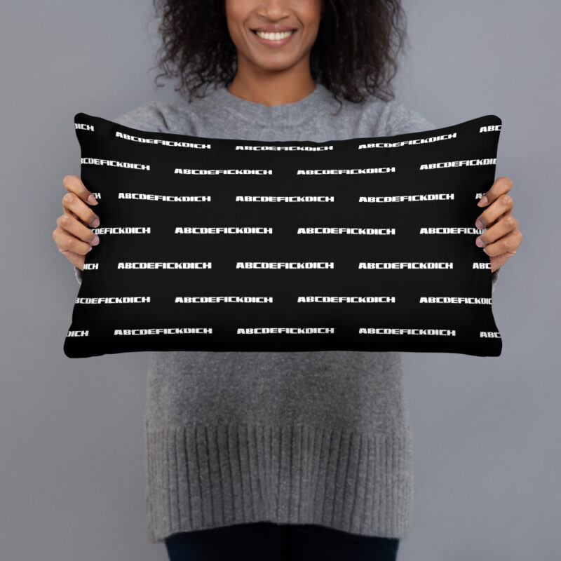 ABCDEFICKDICH Alphabet Humor Basic-Kissen – Home & Living – klamottn.de