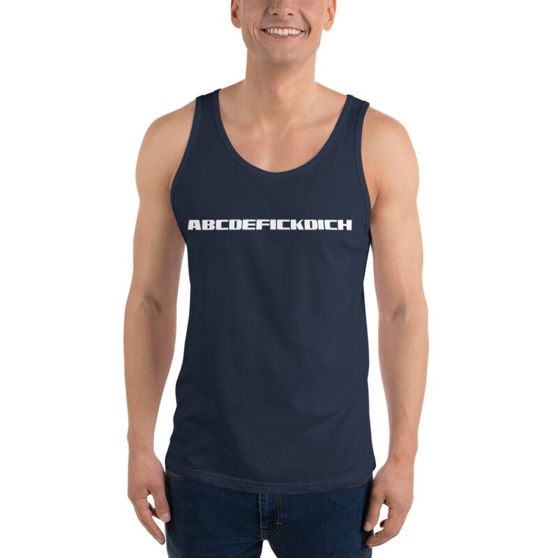 ABCDEFICKDICH Alphabet Humor Unisex-Tank-Top – Tank Tops – klamottn.de