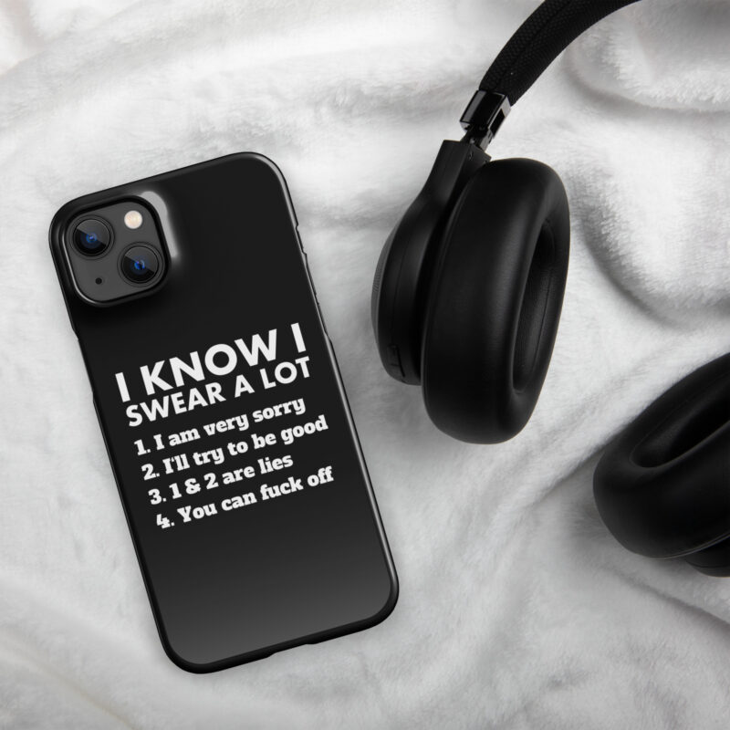I know I swear a lot but you can fuck off iPhone®-Hülle