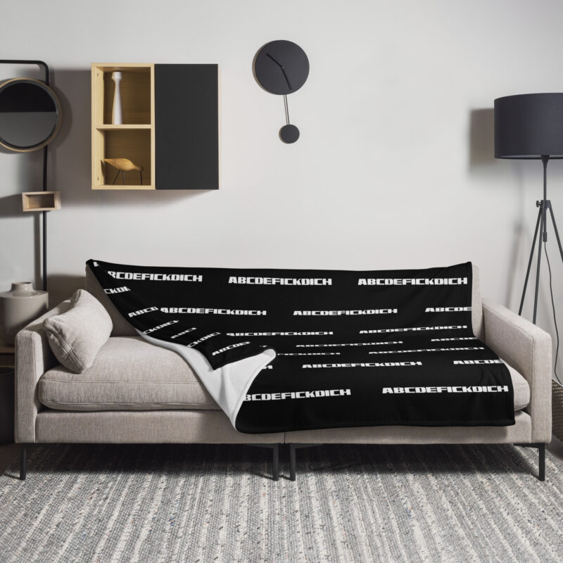 ABCDEFICKDICH Alphabet Humor Tagesdecke – Home & Living – klamottn.de