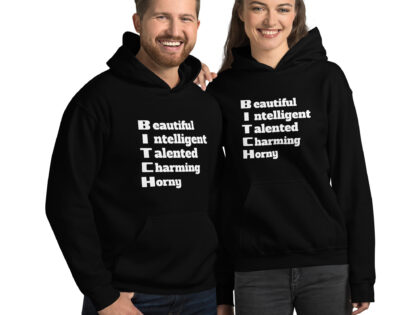 Bitch Beautiful Intelligent Talented Charming Horny Unisex-Hoodie – Hoodies – klamottn.de Bitch Beautiful Intelligent Talented Charming Horny Unisex-Hoodie – Hoodies – klamottn.de