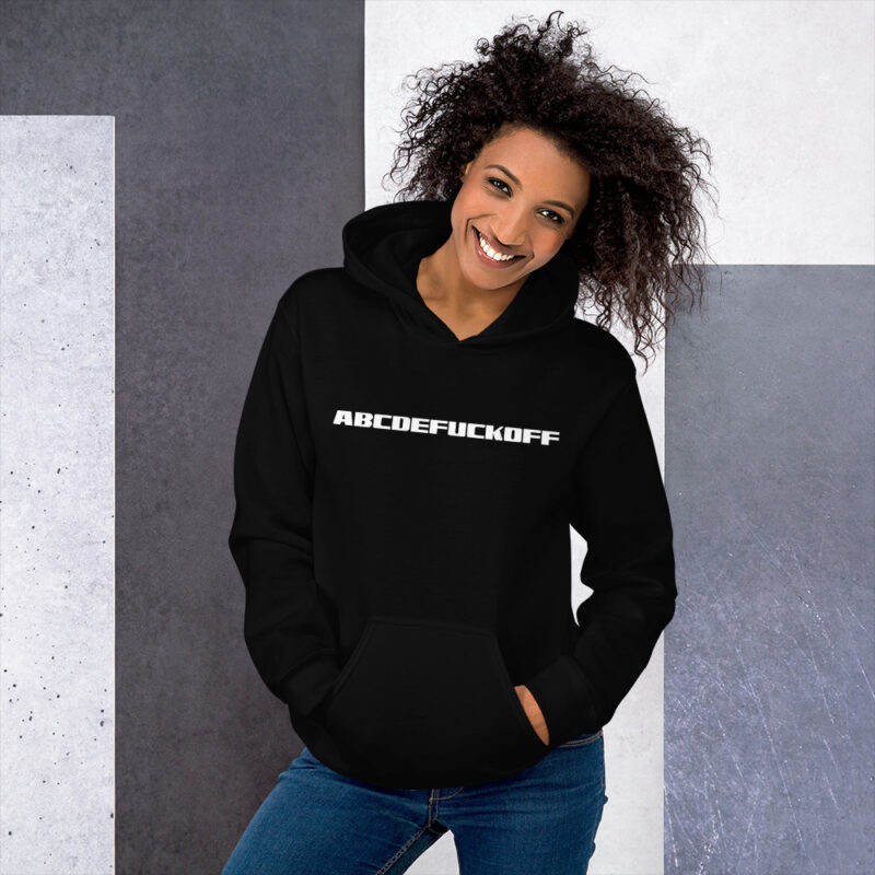 ABCDEFUCKOFF Alphabet Humor Unisex-Hoodie – Hoodies – klamottn.de