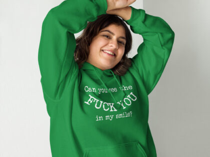 Can you see the Fuck You in my smile? Unisex-Hoodie – Hoodies – klamottn.de Can you see the Fuck You in my smile? Unisex-Hoodie – Hoodies – klamottn.de