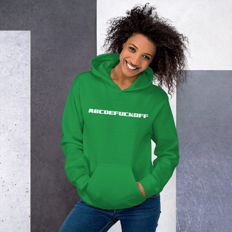ABCDEFUCKOFF Alphabet Humor Unisex-Hoodie – Hoodies – klamottn.de
