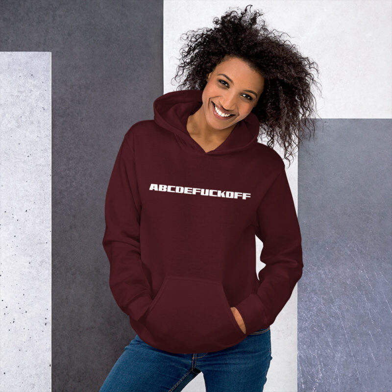 ABCDEFUCKOFF Alphabet Humor Unisex-Hoodie – Hoodies – klamottn.de