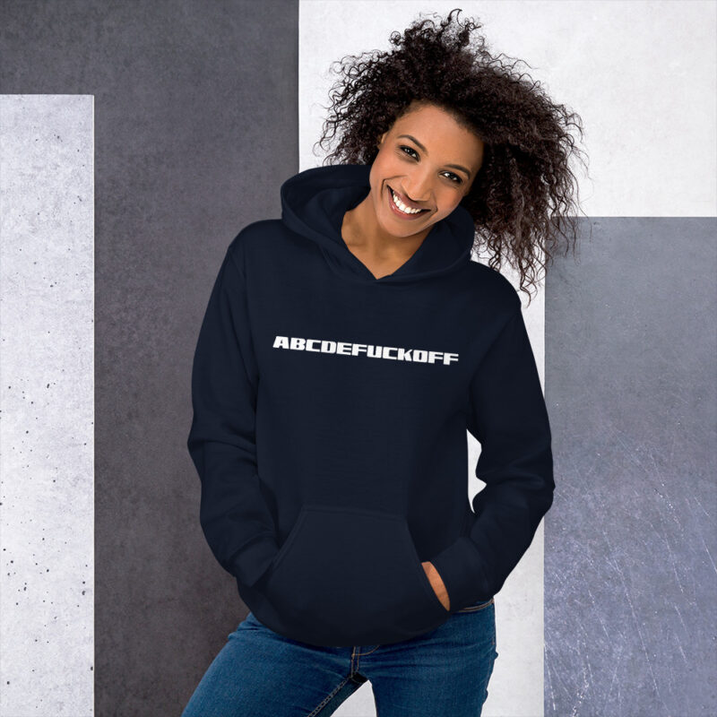 ABCDEFUCKOFF Alphabet Humor Unisex-Hoodie – Hoodies – klamottn.de