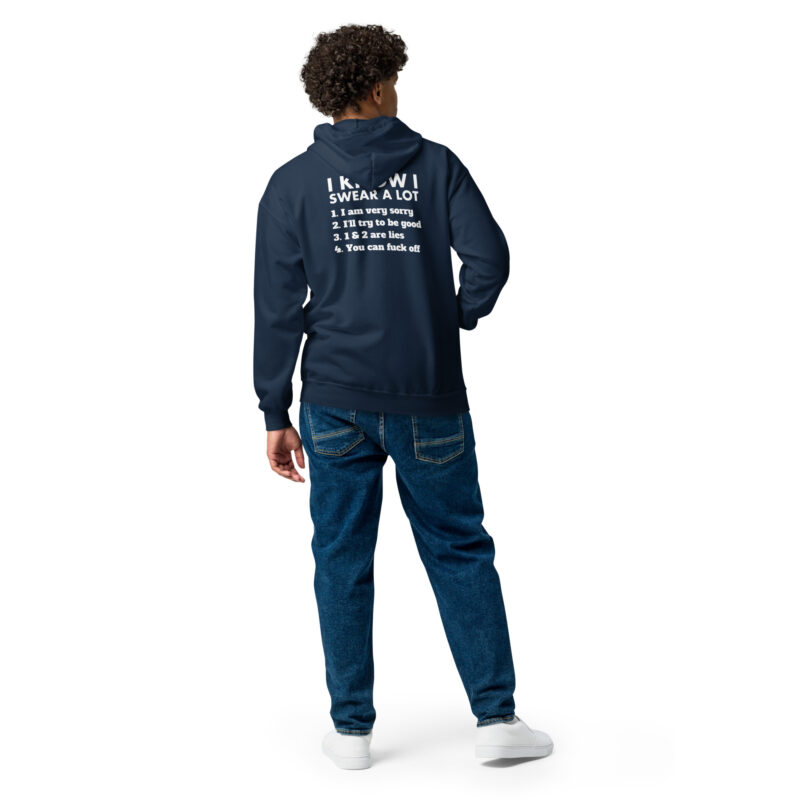 I know I swear a lot but you can fuck off Unisex-Zip-Hoodie – Jacken – klamottn.de